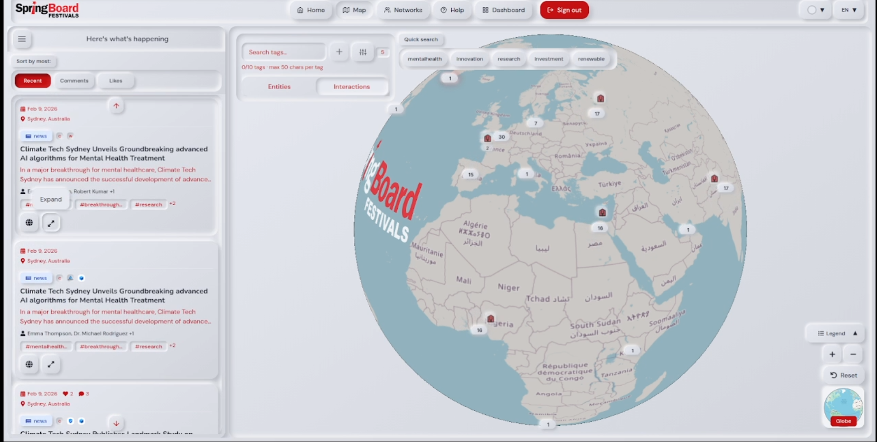 Omni Net geospatial platform